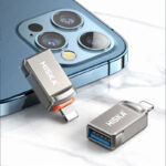 مبدل USB 3.0 OTG به لایتنینگ هیسکا مدل H1
