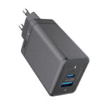 شارژر دیواری 65 وات هیسکا مدل H-126GAN به همراه کابل تبدیل USB-C